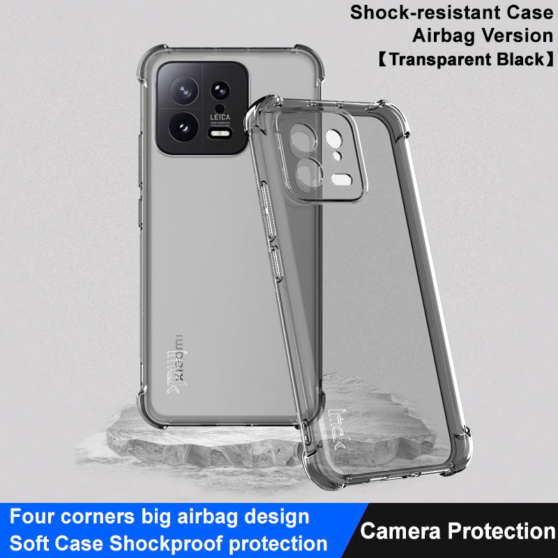 IMAK til Xiaomi 13 5G fire hjørne airbag Stødsikker telefon taske Blødt TPU beskyttelsescover IMAK til Xiaomi 13 5G fire hjørne airbag Stødsikker telefon taske Blødt TPU beskyttelsescover